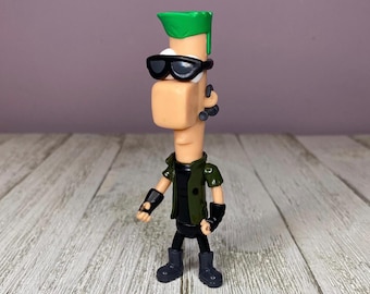 Disney Phineas and Ferb Across the 2nd Dimension Ferb 4” Action Figure (See Description)