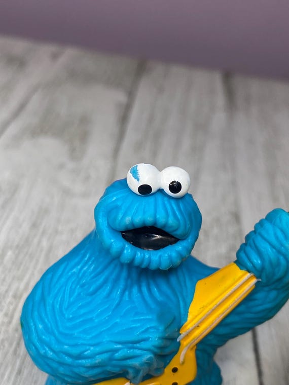 Sesame Street Cookie Monster and Big Bird With Instruments PVC