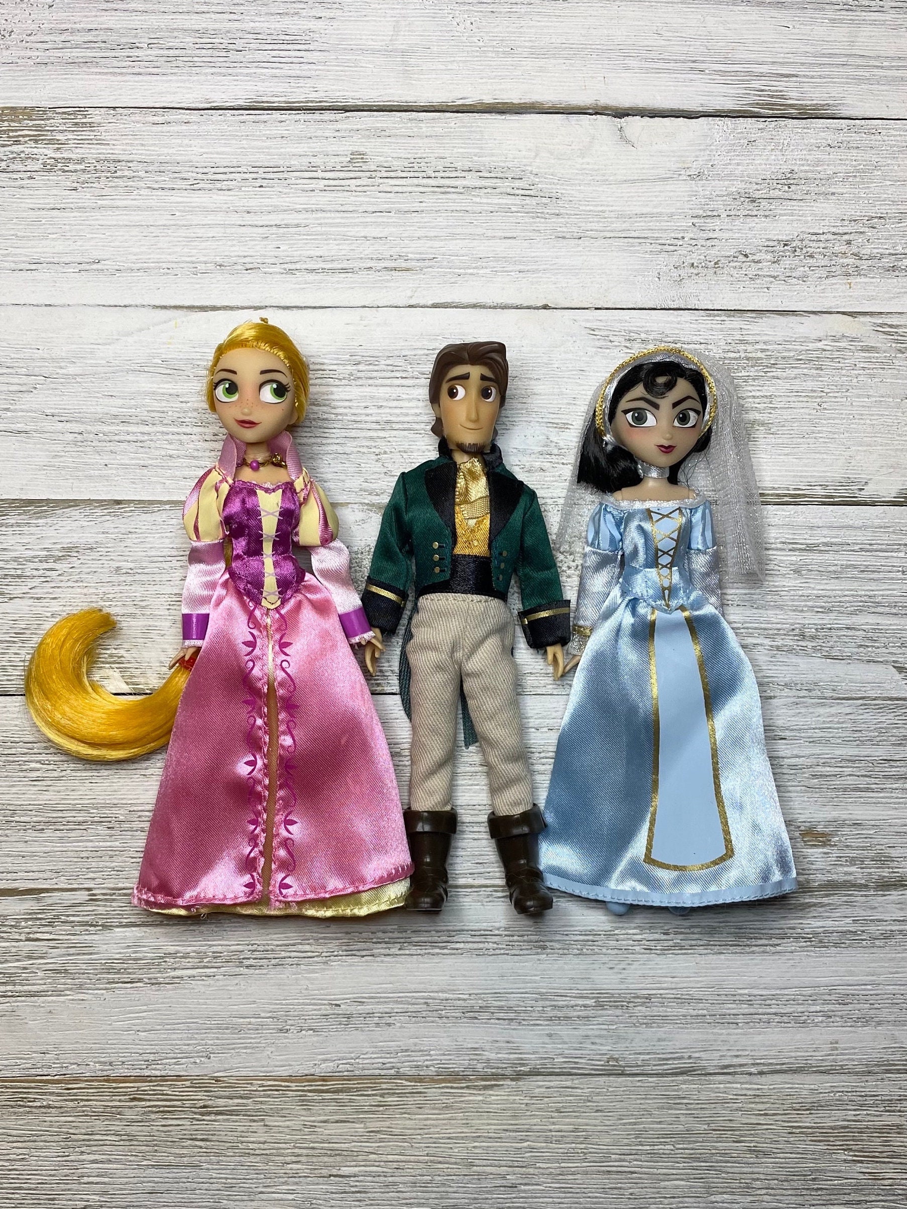 Disney Tangled the Series Rapunzel, Cassandra, and Eugene/flynn Rider 5.5  Mini Dolls disney Store, Disney Rapunzel -  Australia