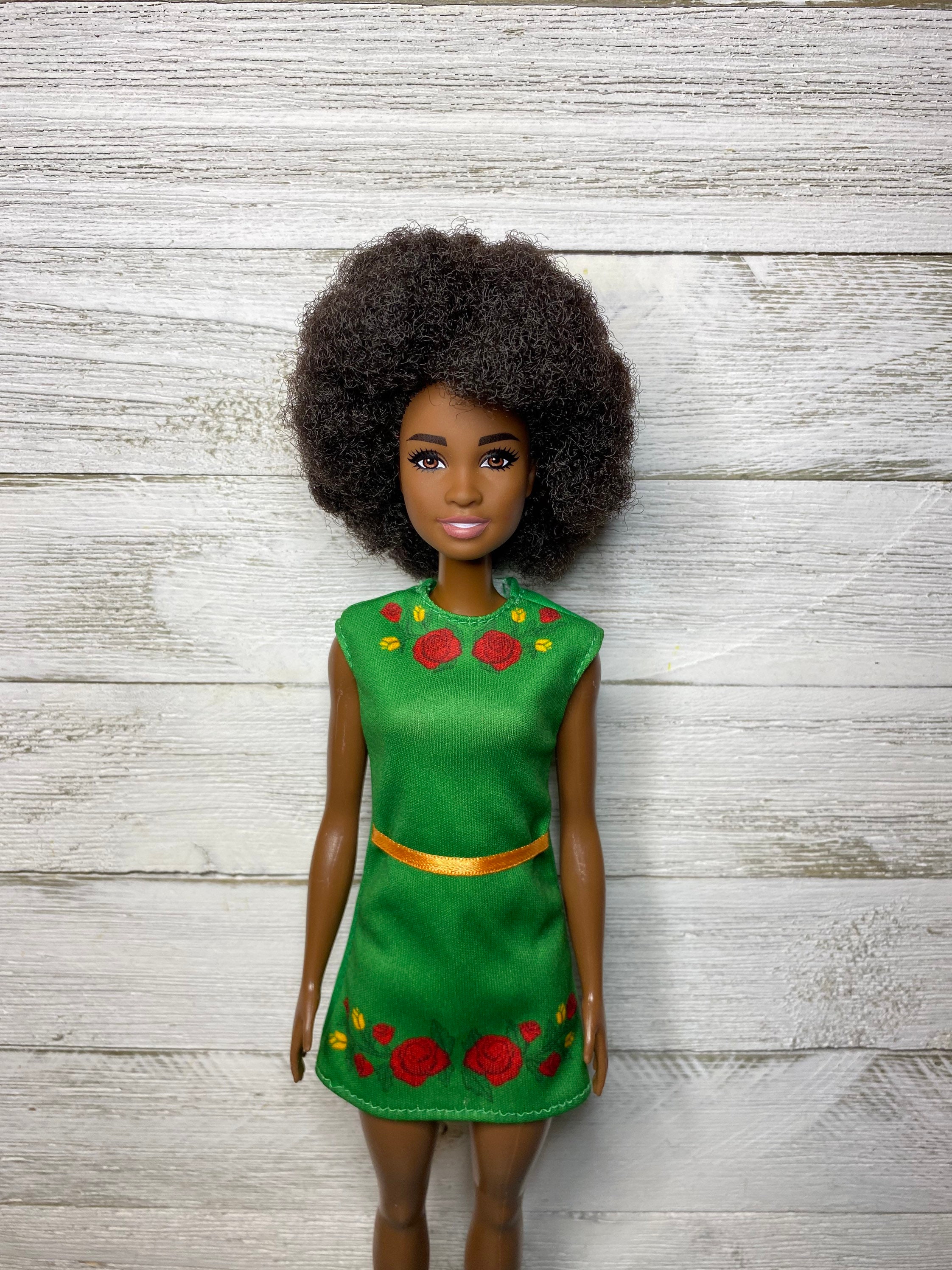 Barbie Dreamhouse Adventures Travel Nikki 11 Doll Dark Skin Afro Hair Black Barbie head Marked 2018 Mattel No Shoes Etsy
