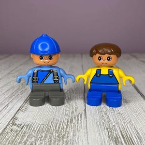 Vintage Lego Duplo People Children Little Boy Figures