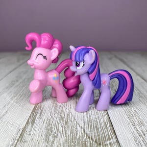 MLP G4 Pinkie Pie and Twilight Sparkle Mini Blind Bag PVC Figures (My Little Pony Friendship is Magic) See Description