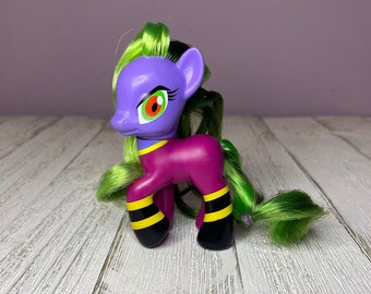 MLP G4 Power Ponies 3” Mane-iac Mayhem 3.25” Brushable Pony (Hasbro My Little Pony) Friendship is Magic