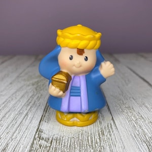 Fisher Price Little People Christmas Nativity Wise Man in Blue Replacement Figure (See Description)
