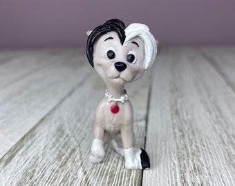 Disney 102 Dalmatians Cruella De Vil’s Dog Fluffy 2” PVC Figure (Disney Applause PVC) 101 Dalmatians Cruella