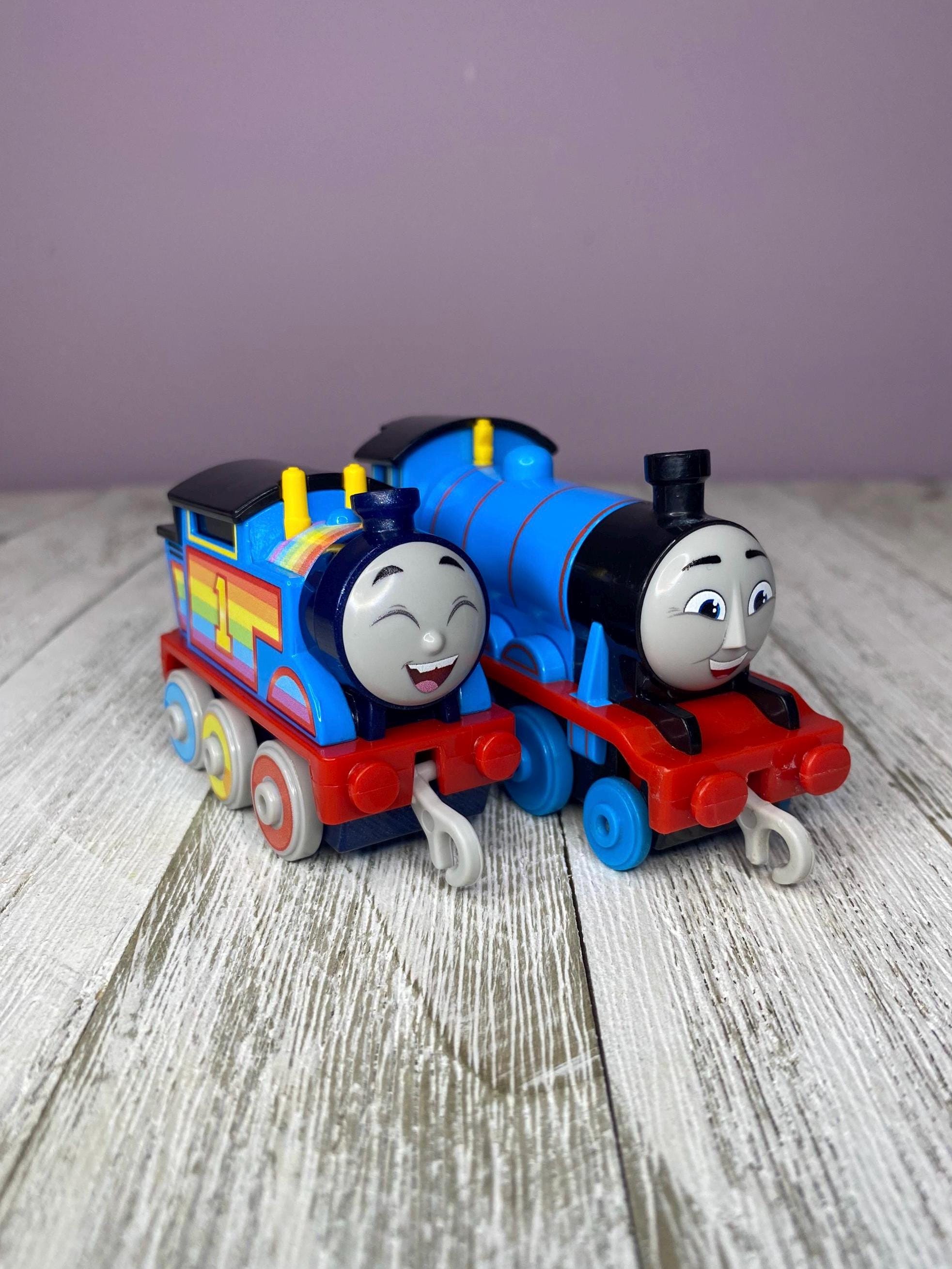 Thomas and Friends Rainbow Thomas and Gordon Metal Engine Trains
