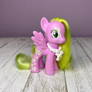 MLP G4 Flower Wishes 3.25” Brushable Pony, Cutie Mark Magic (Hasbro My Little Pony Friendship is Magic)