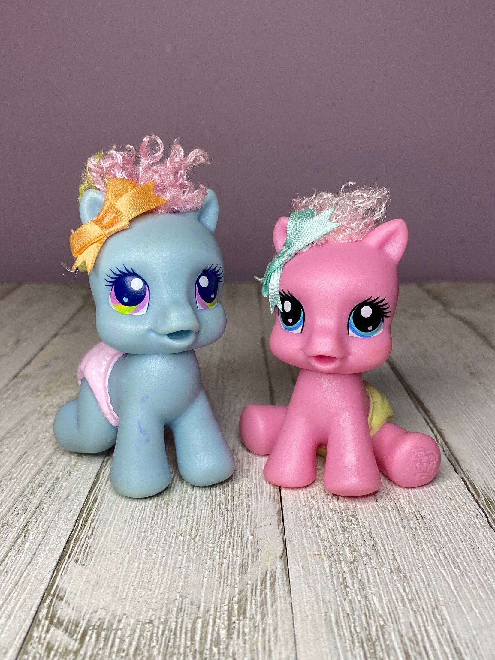 MLP G3.5 Newborn Cuties Baby Rainbow Dash and Pinkie Pie 3” Baby