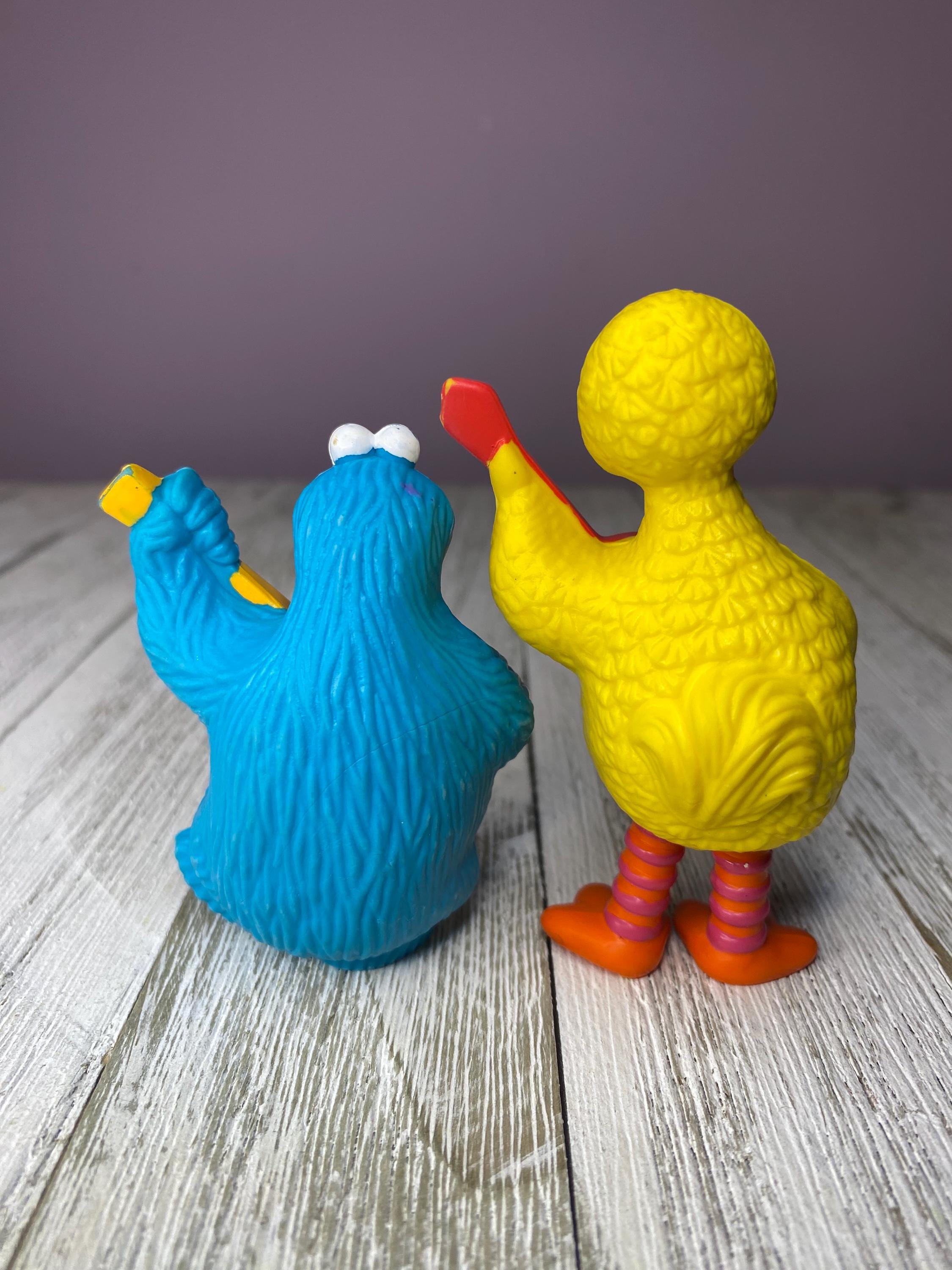Sesame Street Cookie Monster and Big Bird With Instruments PVC