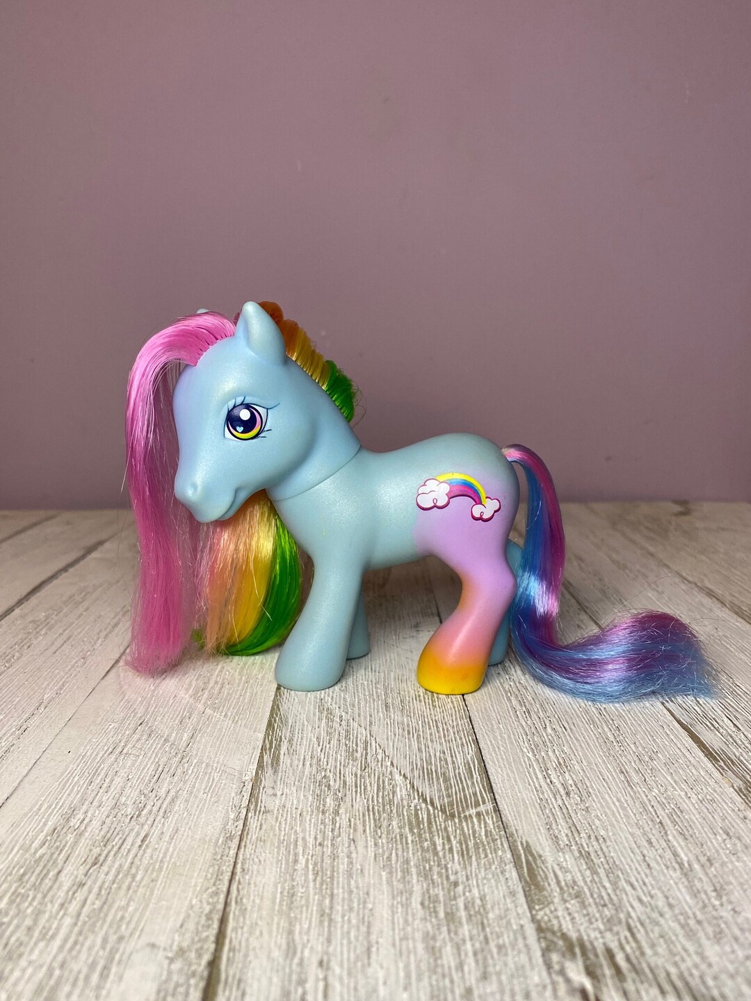 MLP G3 Rainbow Dash Brushable Pony hasbro My Little Pony See - Etsy