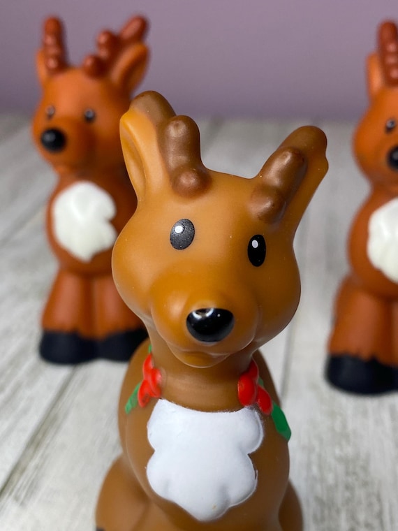 Fisher Price Little People Christmas Holiday Reindeer Figurs