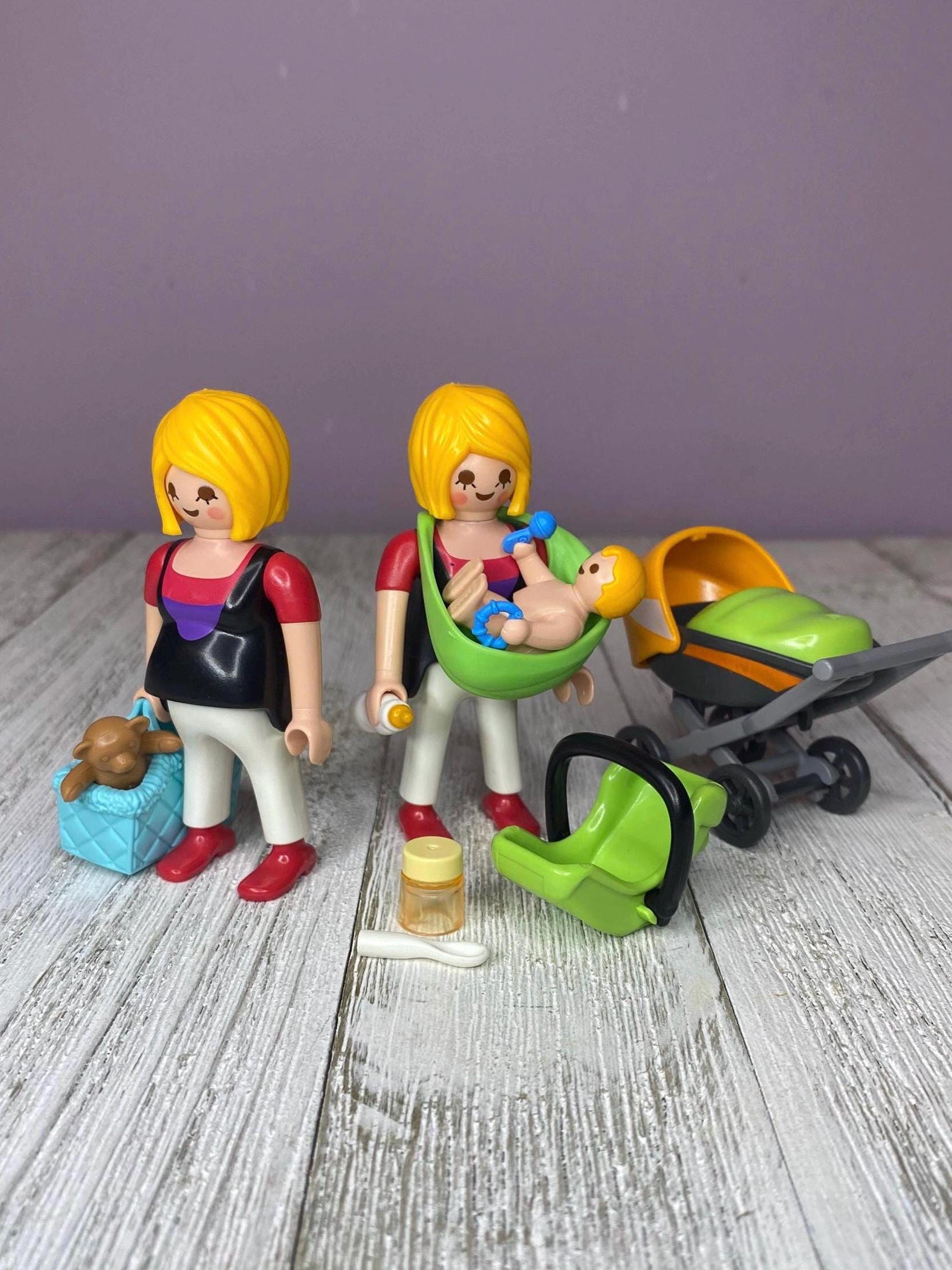 Playmobil 6447 Pregnant Woman Mother and Baby With Baby Stroller