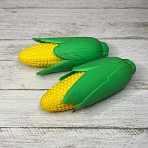 1989 Fisher-Price Fun With Food Pack-A-Picnic Corn on the Cob Replacement Pretend Food Pieces (See Description)