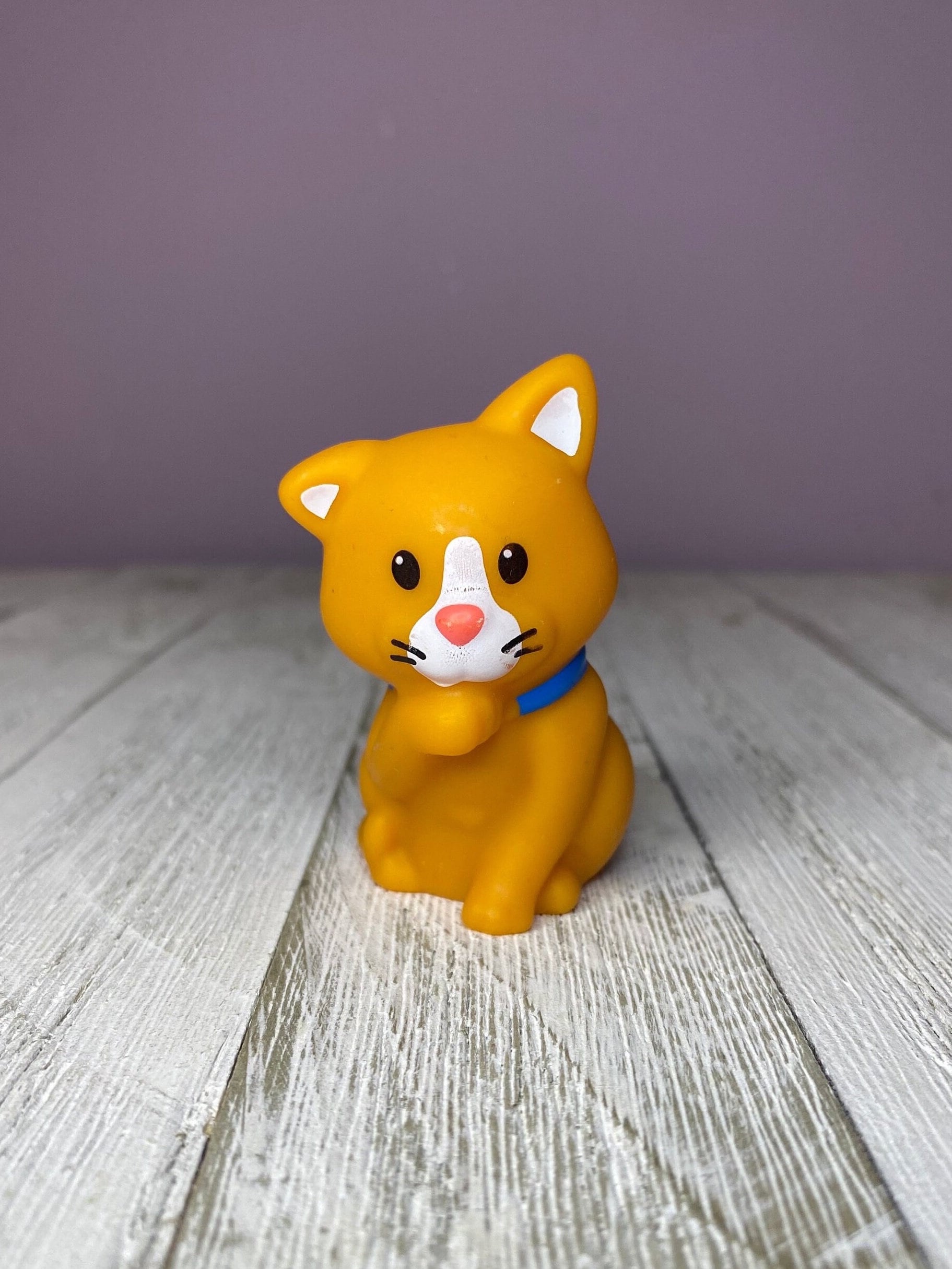 Fisher Price Little People Orange Cat Kitty Figure flaws see Description Etsy