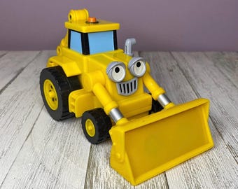 Bob the Builder Scoop The Digger 7” Plastic Construction Vehicle (2005 Learning Curve) Does Not Talk/NO SOUND, See Description