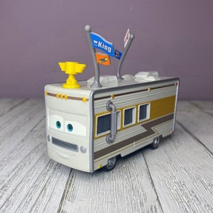 Disney Pixar Cars Dinoco 400 Van Scanlane RV Deluxe Diecast Metal Vehicle Etsy
