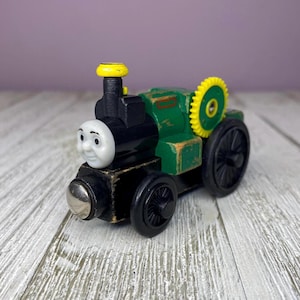 Thomas the Tank Engine and Friends Wooden Railway 3” Trevor (2003 Gullane) FLAWS/See Description