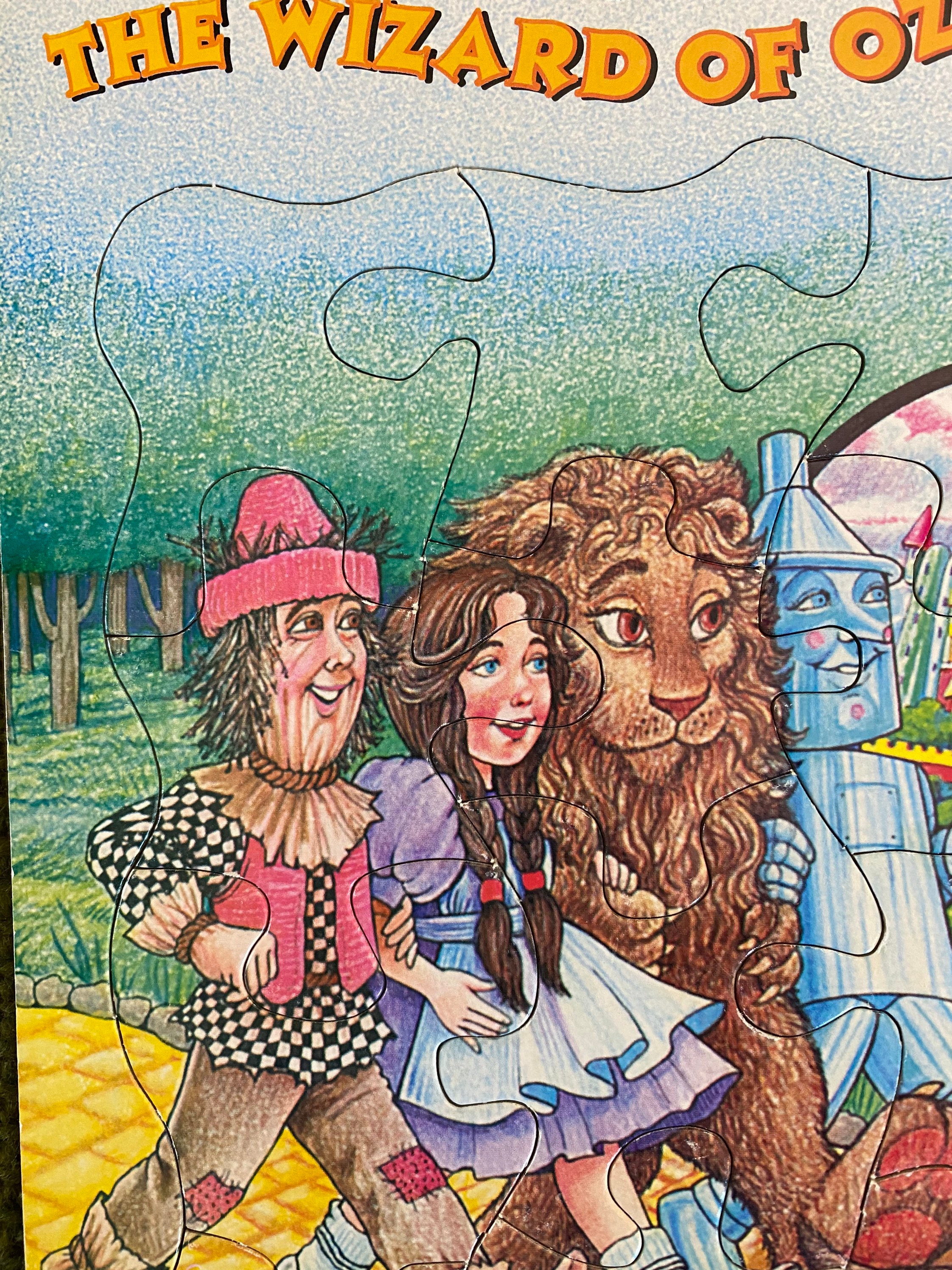 1996 the Wizard of Oz Frame Tray Puzzle 11x8.25 Etsy