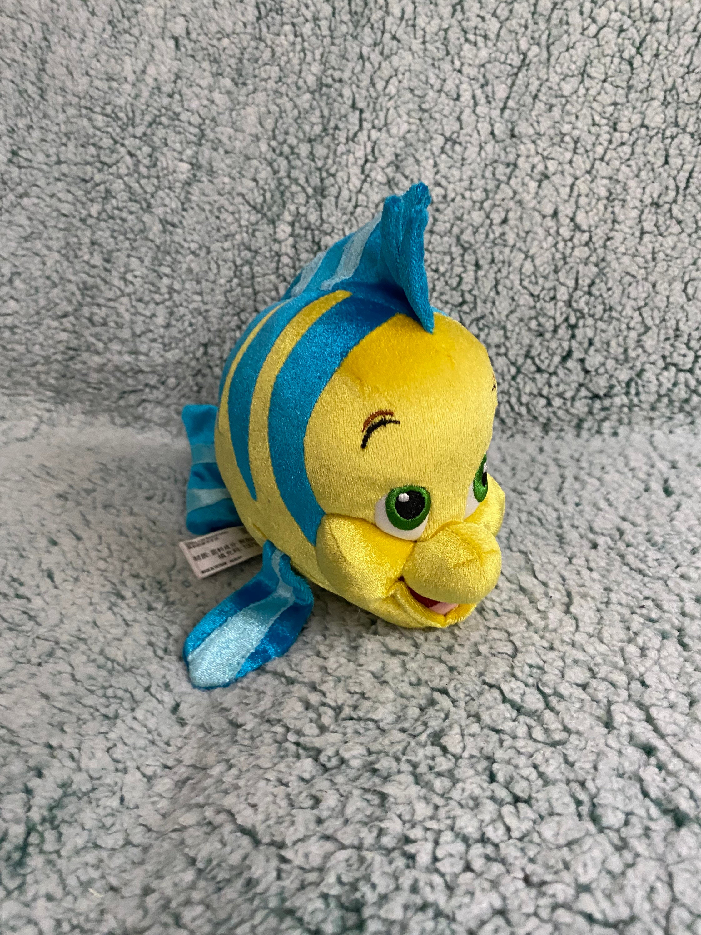 Disney 10 Flounder Plush Disney Parks The Little Mermaid Etsy