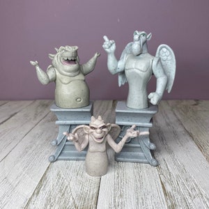 Disney The Hunchback of Notre Dame Gargoyles Figures Cake Toppers Victor, Hugo, and Laverne 1997