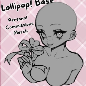 Söt gör-det-själv-animeflicka-klubba! Bas för adopteringar, emotes, kommunikation etc. | Digital fil | PSD och PNG