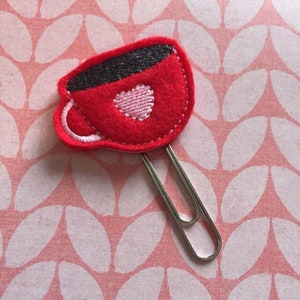 Red Cup of Love Planner Clip/Bookmark image 2