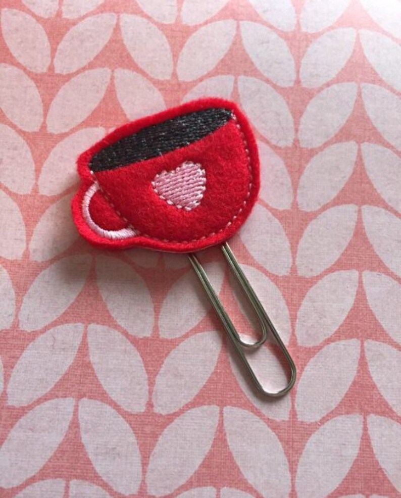 Red Cup of Love Planner Clip/Bookmark image 2
