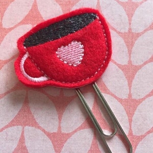 Red Cup of Love Planner Clip/Bookmark image 1