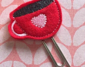 Red Cup of Love Planner Clip/Bookmark