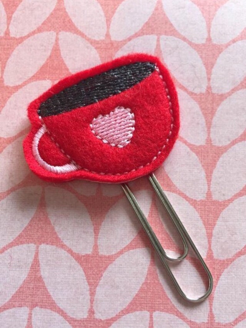 Red Cup of Love Planner Clip/Bookmark image 1