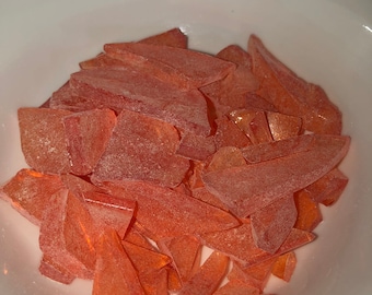 Peach hard tack candy