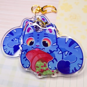 Kpop Derpy Tiger keychain || 2.5" acrylic keychain
