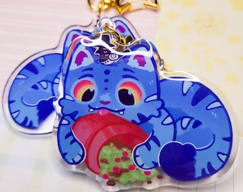 Kpop Derpy Tiger keychain || 2.5" acrylic keychain