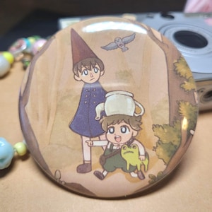 Over The Garden Wall button || otgw halloween autumn spooky cartoon button badge pin