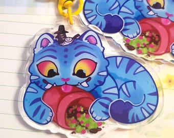 Kpop Derpy Tiger keychain || 2.5" acrylic keychain
