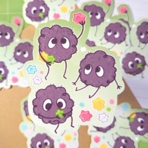 Spirited Away: Soot Sprites sticker || studio ghibli hayao miyazaki doodle anime cartoon sticker