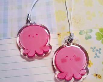 Charm de doble cara "Pecado Original" de Takopi // Charm acrílico para teléfono de 1,5"