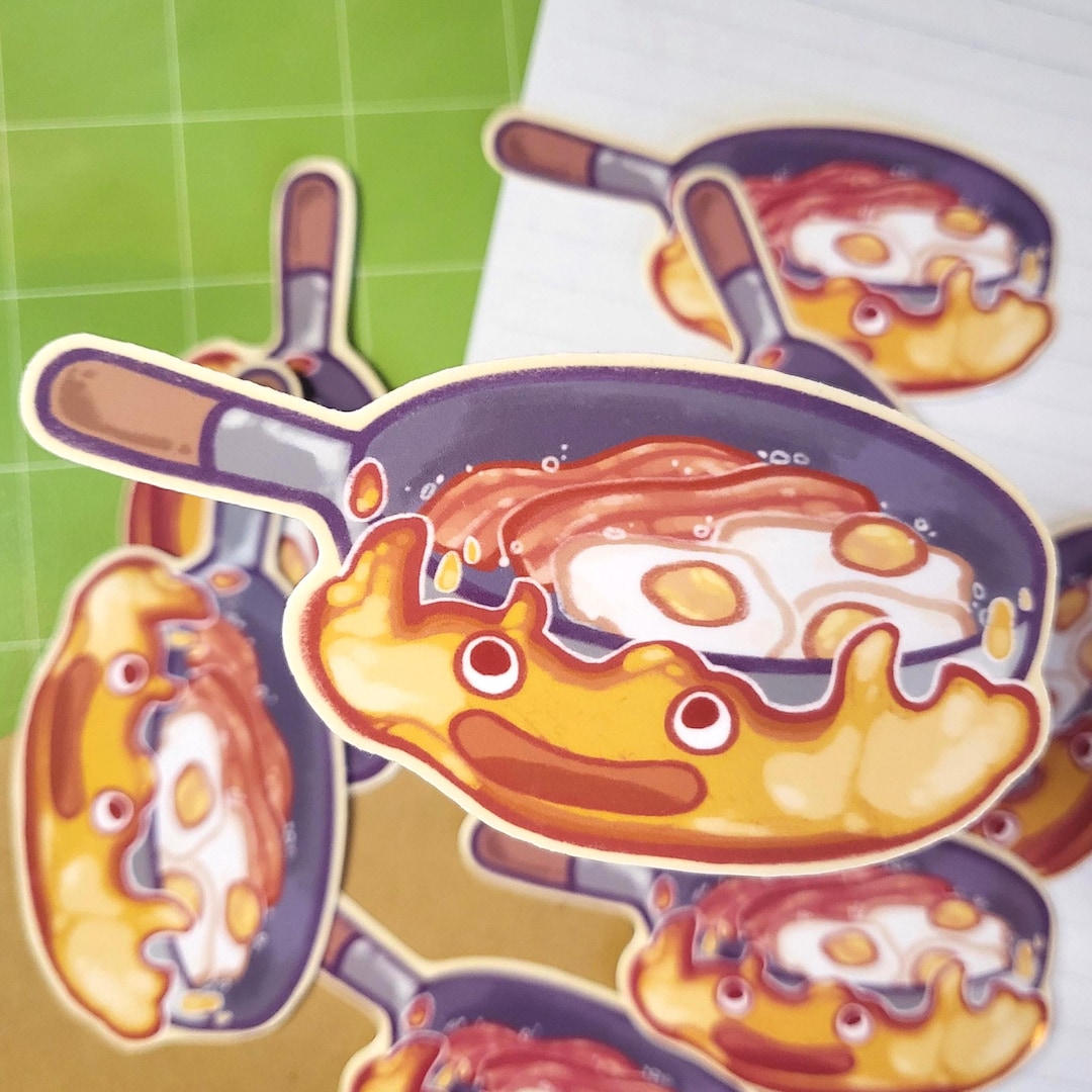Calcifer Cooking Studio Ghibli Sticker || 3.75
