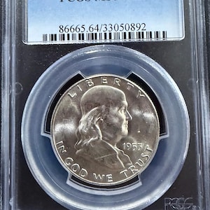 1953 D PCGS MS 64 FBL Ben Franklin half dollar