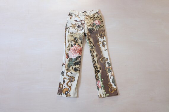 Vintage 00s Cavalli Patterned Trousers