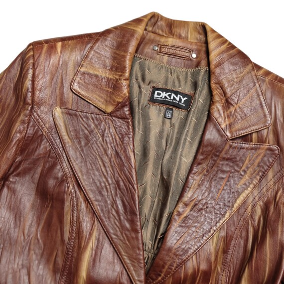 ヴィンテージ90's DKNY レザージャケット Vintage 90s 'DKNY' Leather Jacket - Etsy Canada