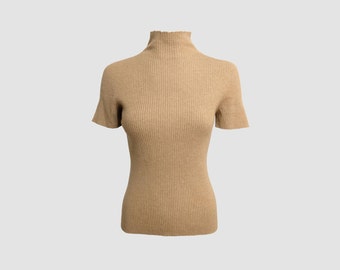 Vintage 00s 'escada' Brown Short Sleeve 
