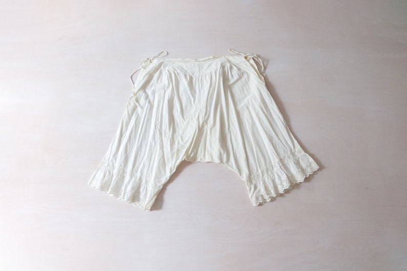 Antique White Cotton Bloomers