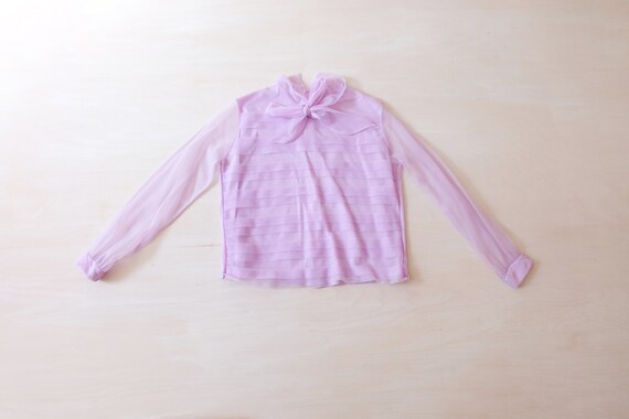 Vintage 60s Purple Blouse