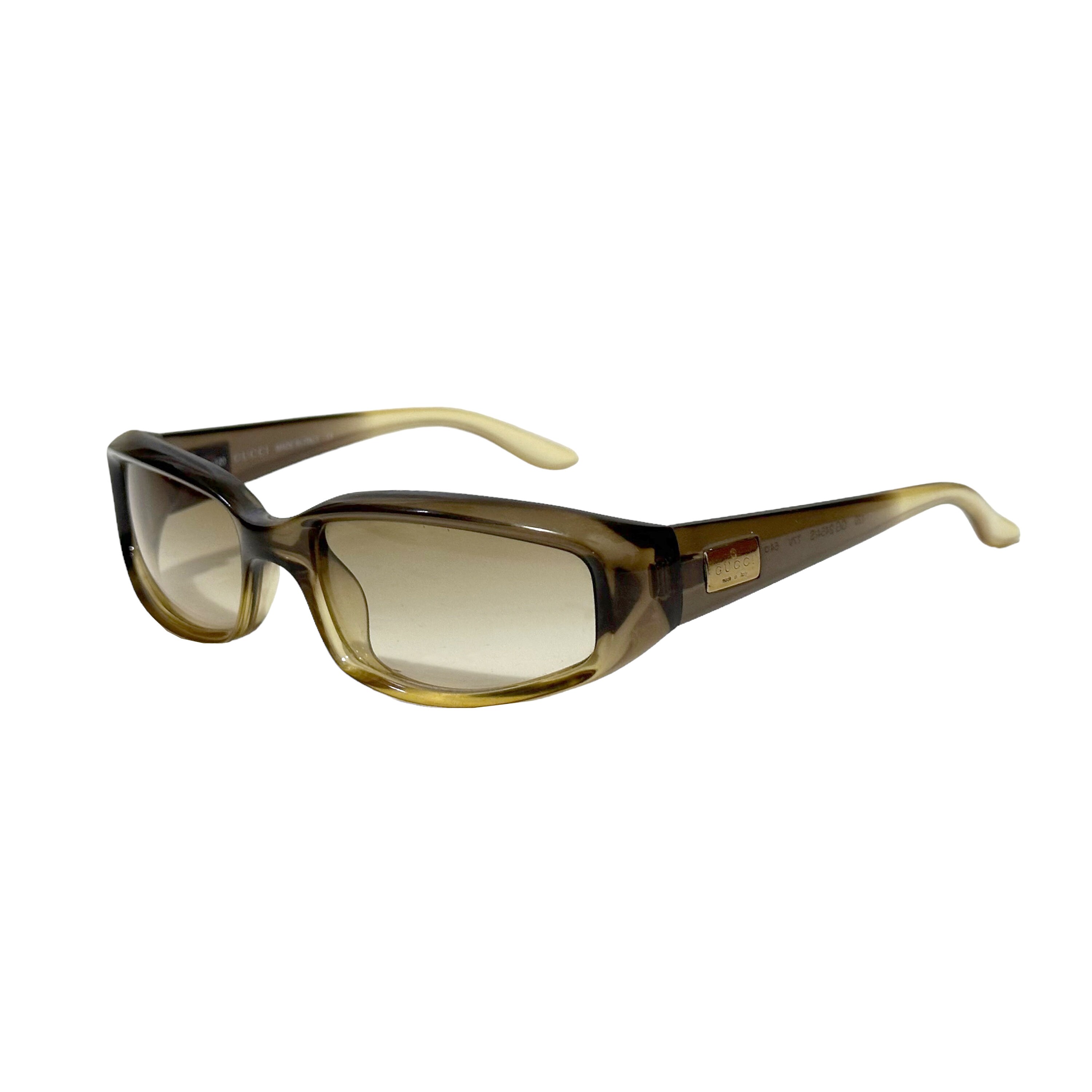 小物 00s archive gucci square eyewear y2k Gucci Y2K Vintage Oversized Square Sunglasses Made in Italy