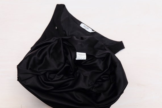 Vintage 00s 'Moschino' Black Rhinestone Dress - image 6