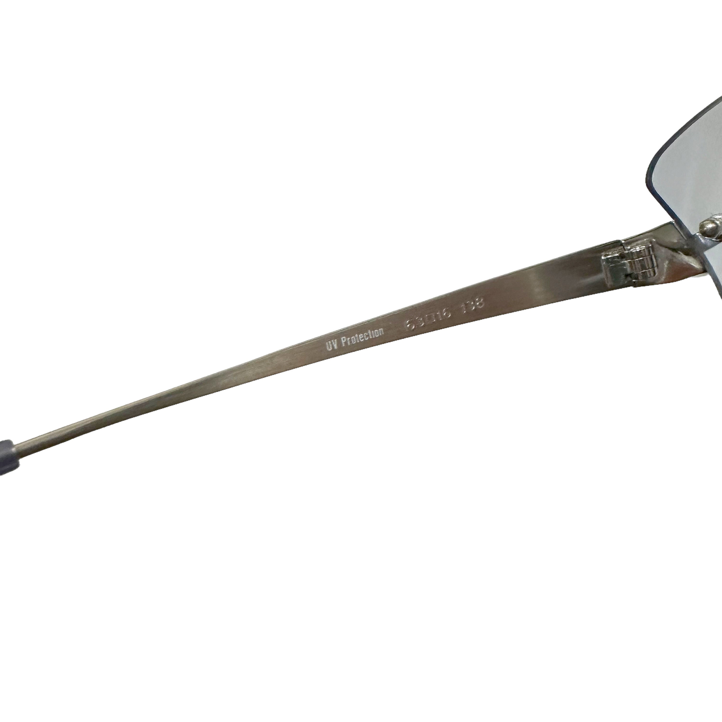 小物 00s Alexander Mqueen sunglasses archive 00s Alexander McQueen Sunglasses Archive Silver Used From