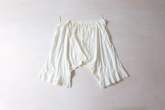 Antique White Cotton Bloomers