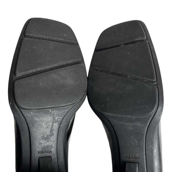 Vintage 90s 'prada' Square Toe Heels (size UK 3.5 EU 36.5 US Vintage 90s 'prada' Square Toe Heels (size UK 3.5 EU 36.5 US