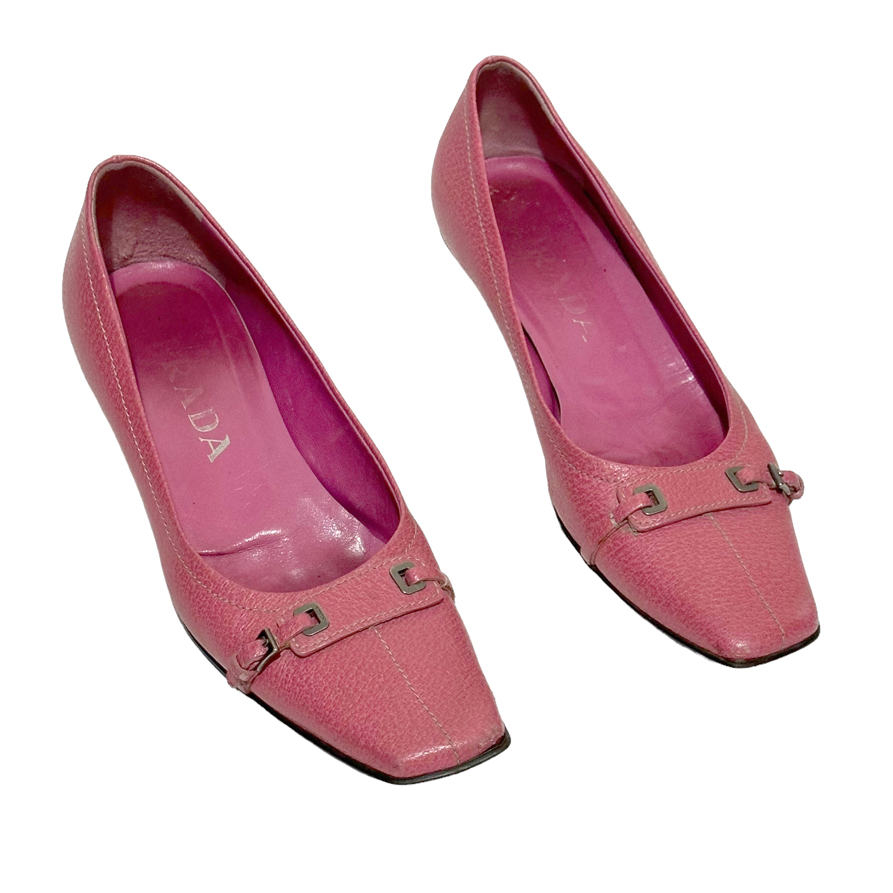 靴 PRADA S/S 2000 kitten heels S/S 2000 Kitten Heel – Marimaria Vintage
